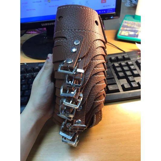 Rọ mõm da cho chó mèo size M