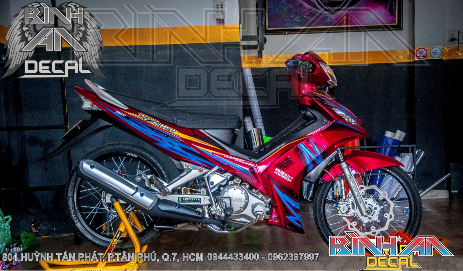 Tem rời exciter 2010 - đỏ