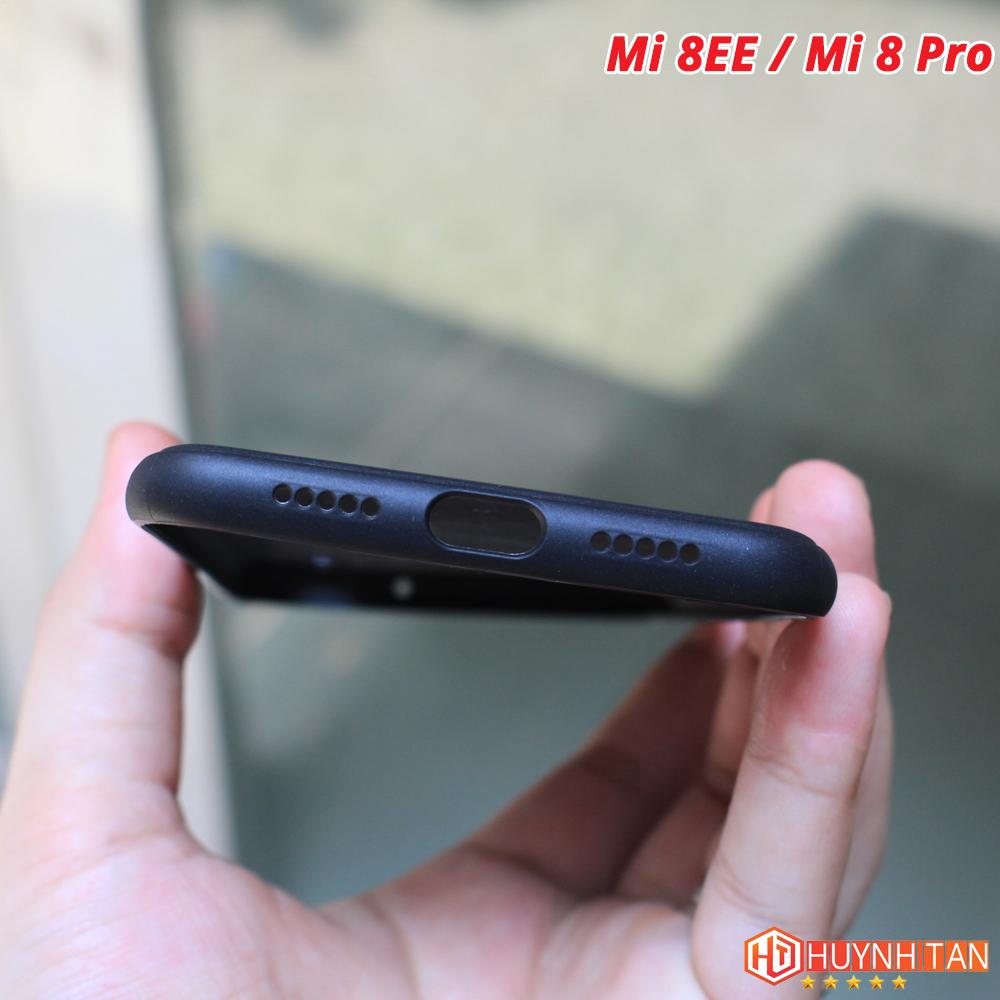 Ốp lưng mi 8 EE, mi 8 Pro,  mi 8 che vân tay TPU dẻo cực mỏng