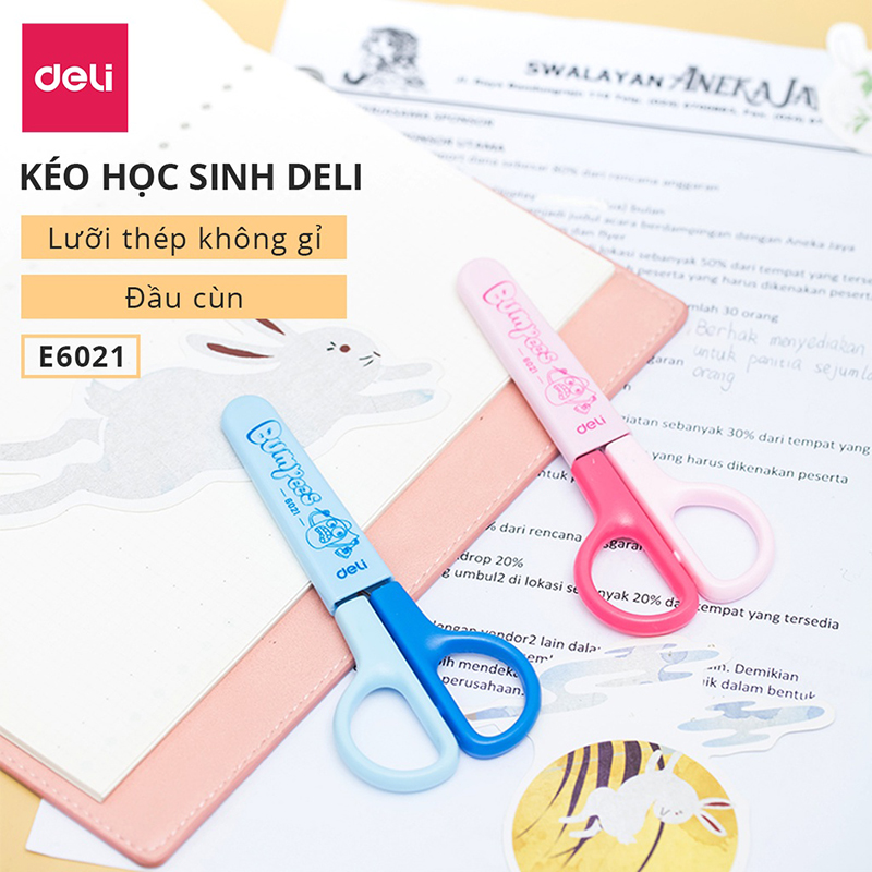 Kéo học sinh 121mm 6021 (Deli)
