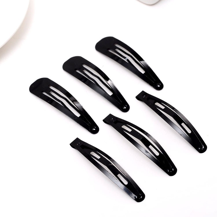 KẸP TÓC BẤM MÀU ĐEN 2 KIỂU ĐƠN GIẢN GIÁ RẺ Ni9 AA1