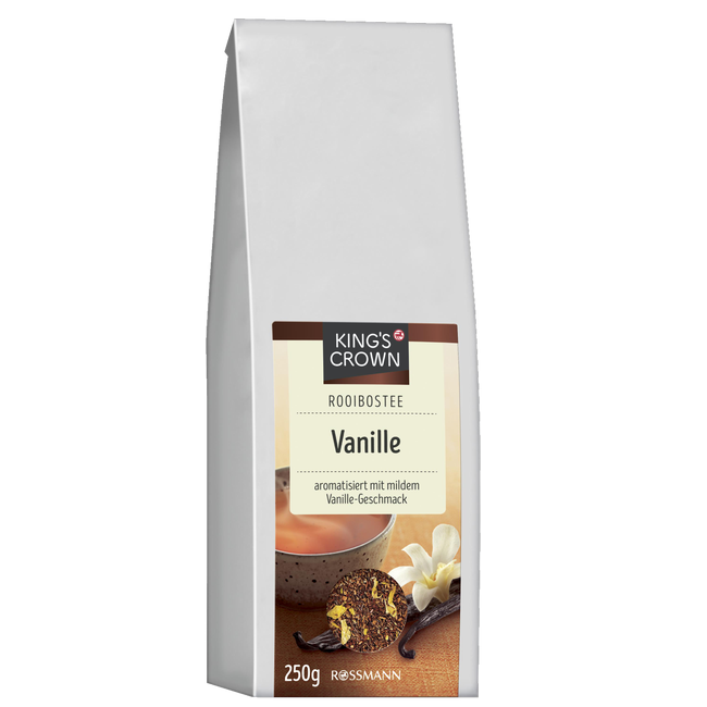 Trà Hoa Quả Kings Crown Vanille 250g - Đức (Hương Vani) (HSD: 11-2022)