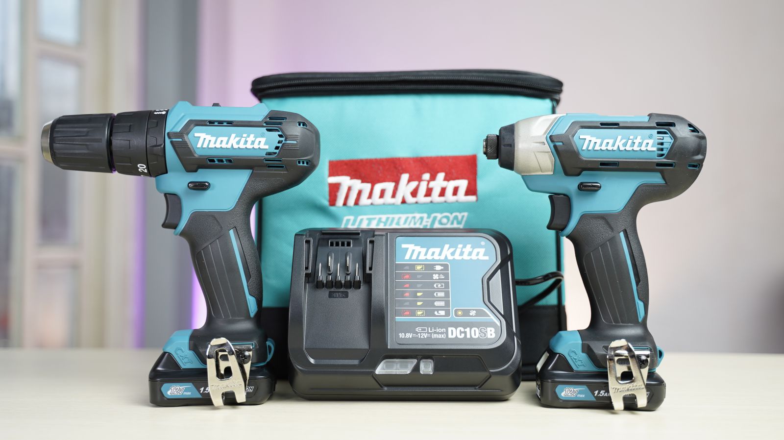 [Hàng chính hãng]Bộ sản phẩm dùng pin MAKITA (HP333D+TD110D) CLX228S (12V)