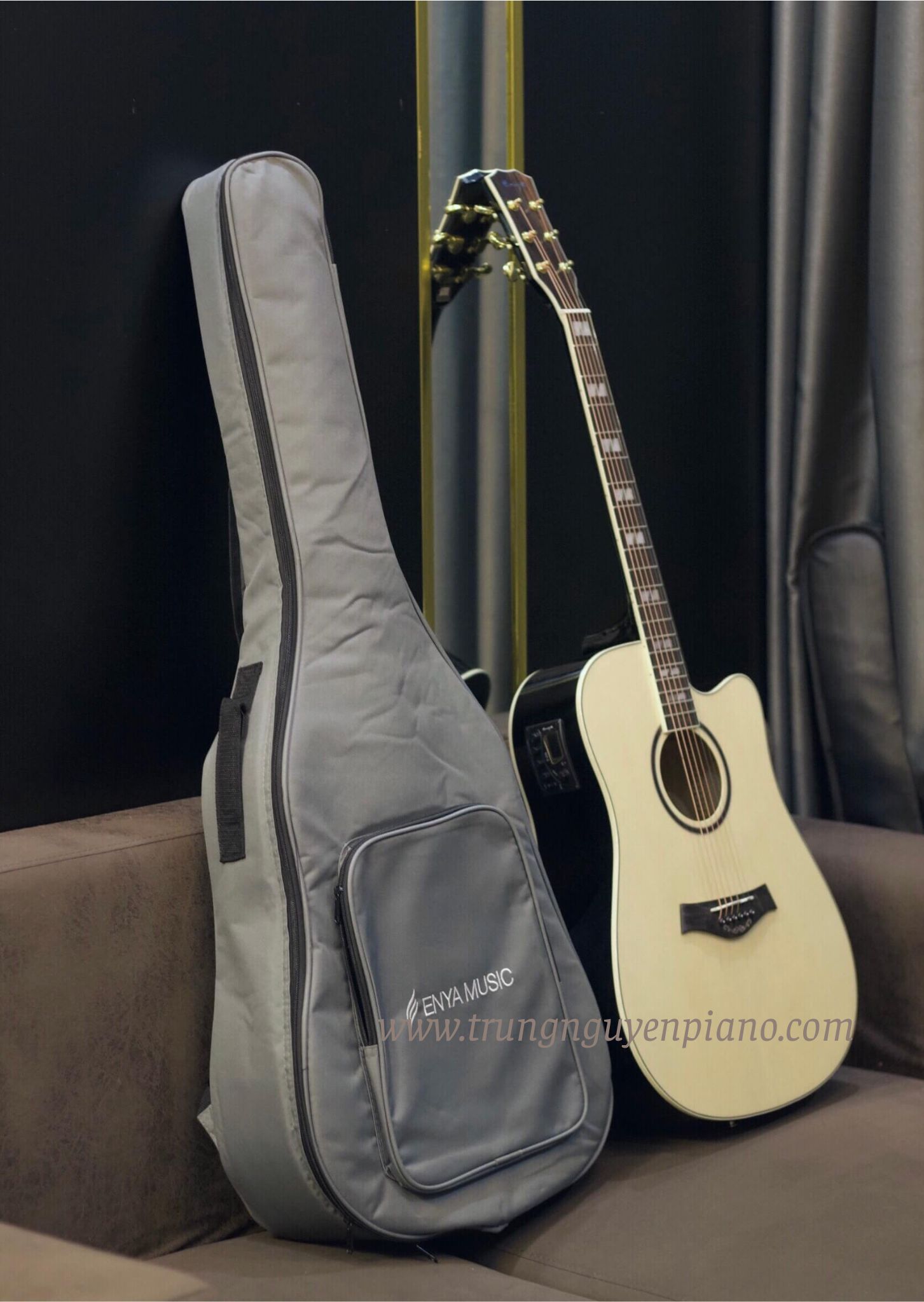 Đàn Guitar Acoustic Enya ED-18 chính hãng (Tích hợp EQ)