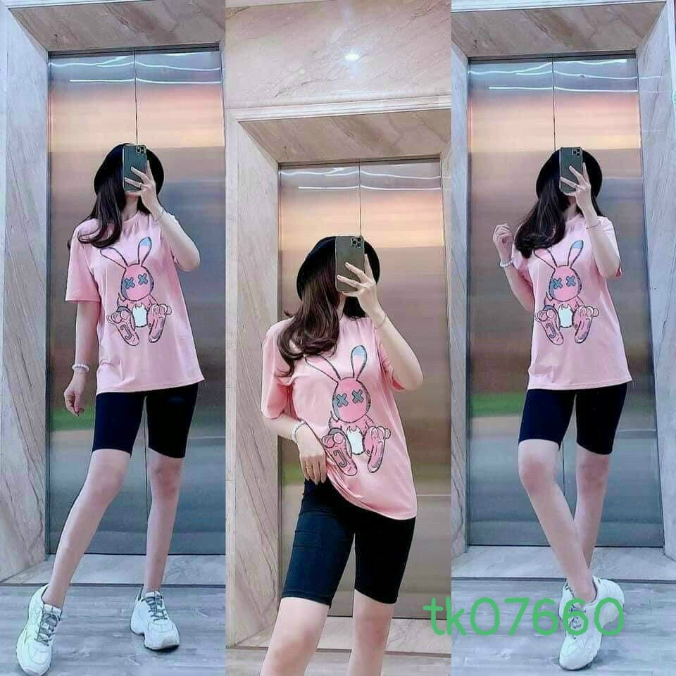ĐỒ BỘ NỮ IN THỎ SIÊU DỄ THƯƠNG