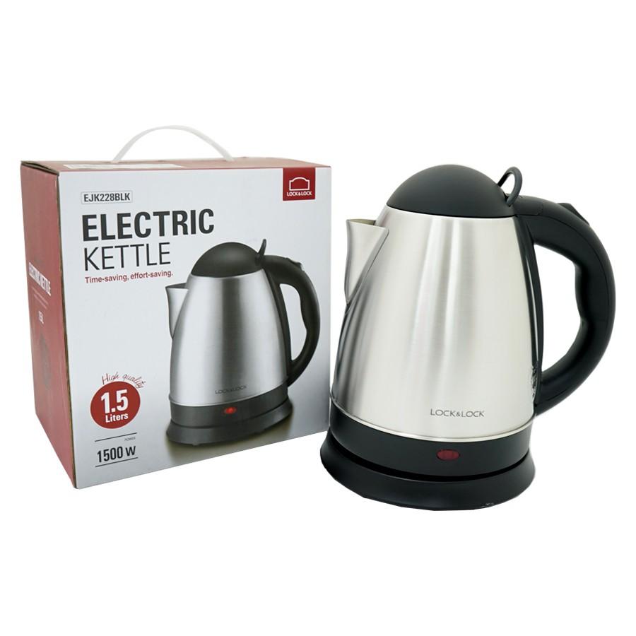 Ấm Đun Lock&Lock (1.5L) Đen [EJK228BLK]
