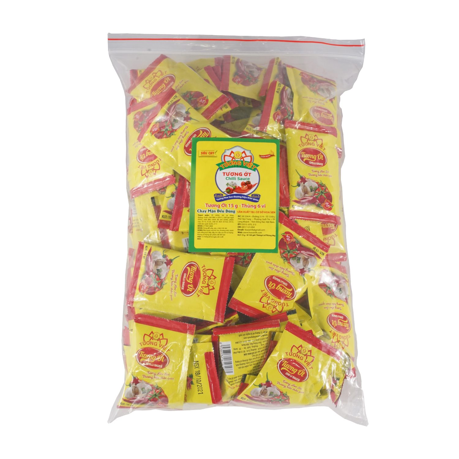 Tương Ớt Gói 15g MM/100 gói