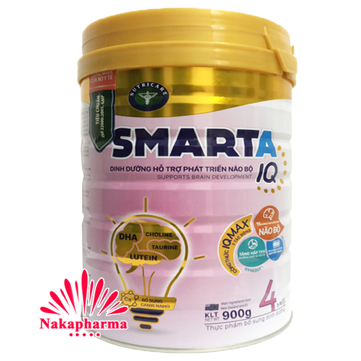 Sữa bột Smarta IQ 4 900g [3-10 tuổi]