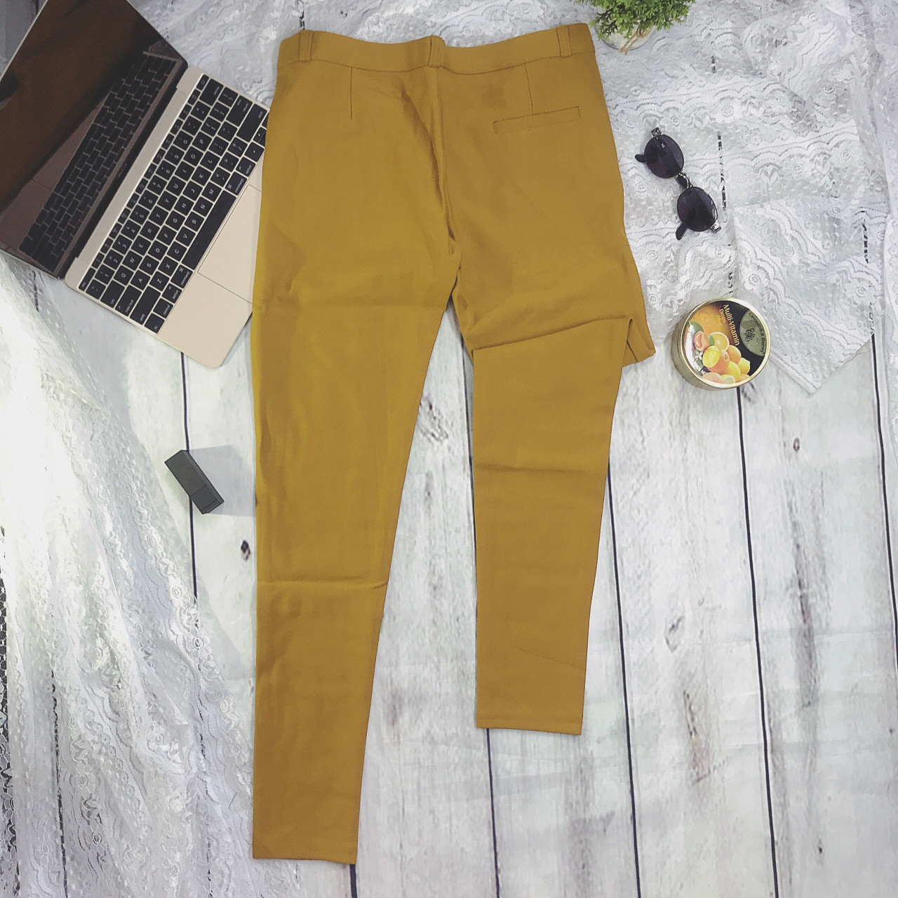 [HCM]Quần cotton dây kéo dài size trung hot