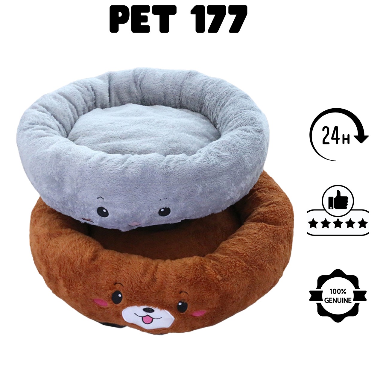 đệm mặt cười cho chó mèo 60cm 8kg