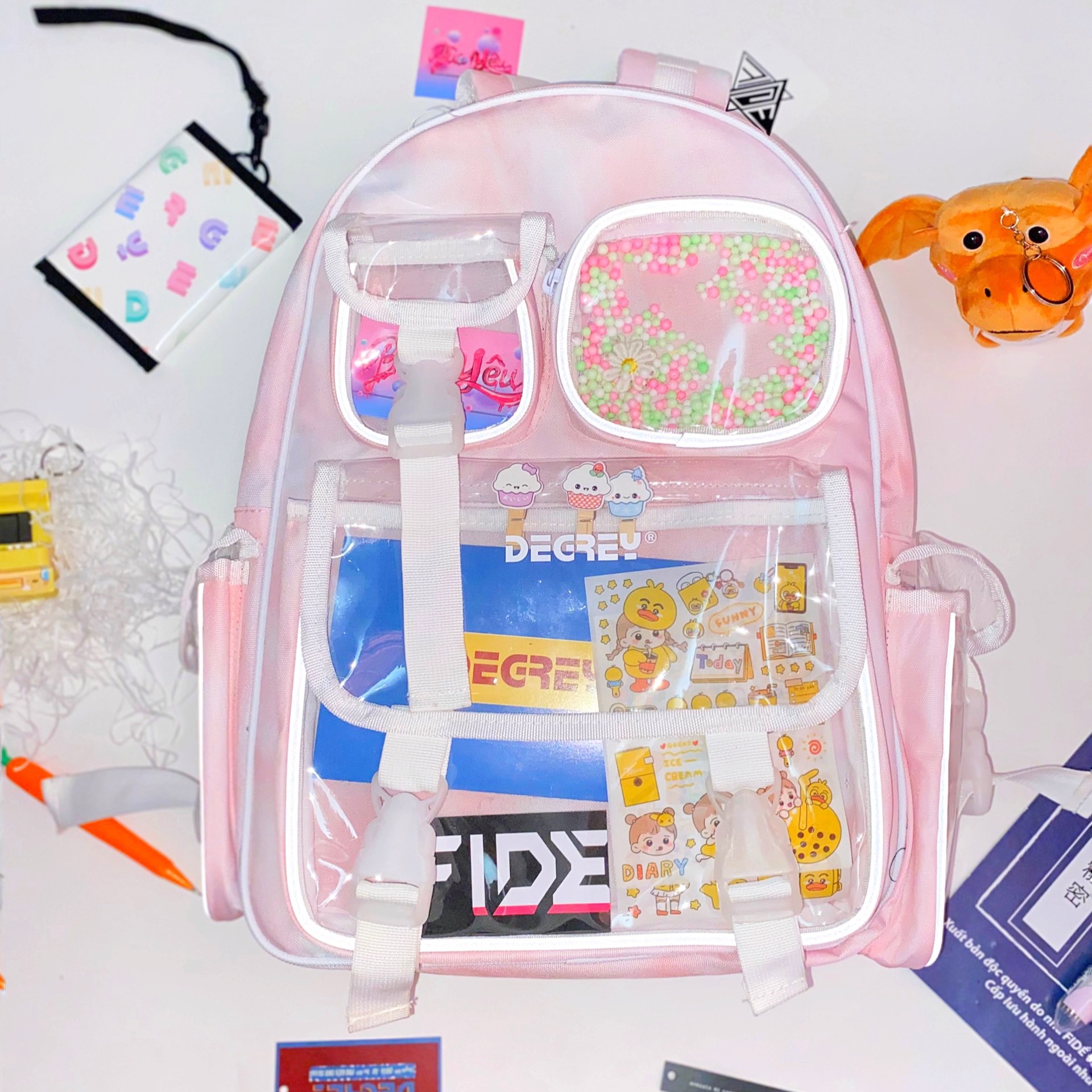 [HCM]Balo Degrey TieDye Backpack Phản quang ( ảnh thật 100% )