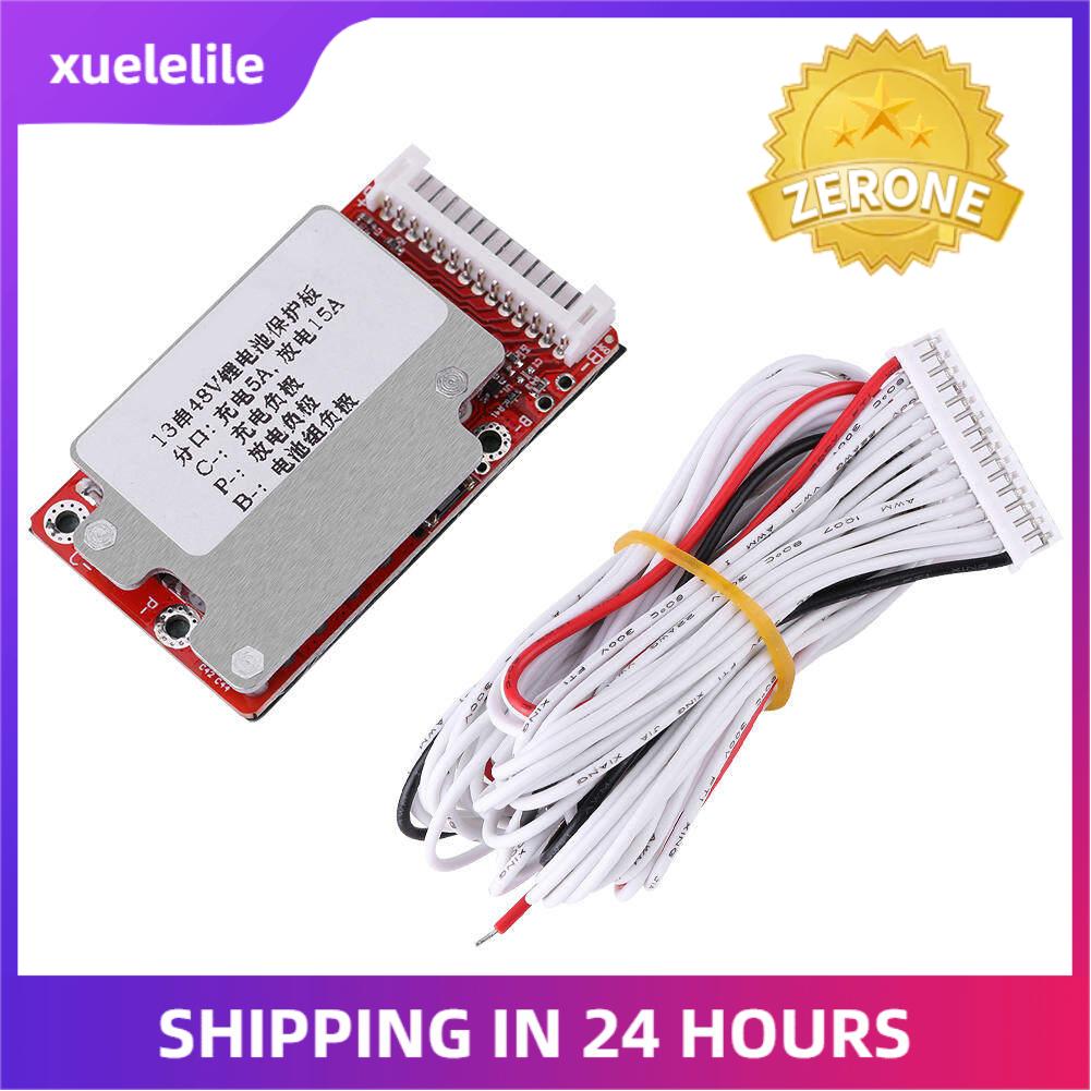 Li-ion li-polymer battery pack protection battery protection board board bms for 13s 48v/54.6v batteries