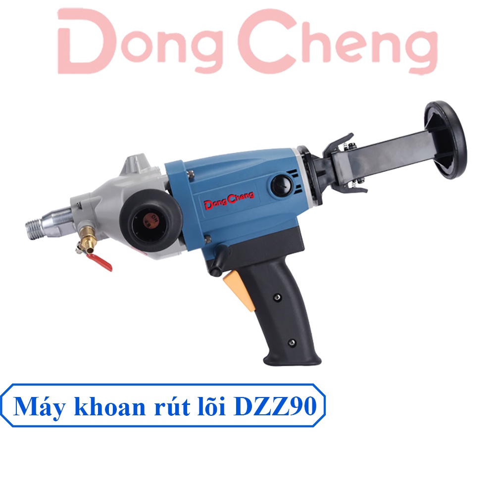 Máy khoan rút lõi bê tông dongcheng dzz90 công suất 1350w khả năng khoan 90mm