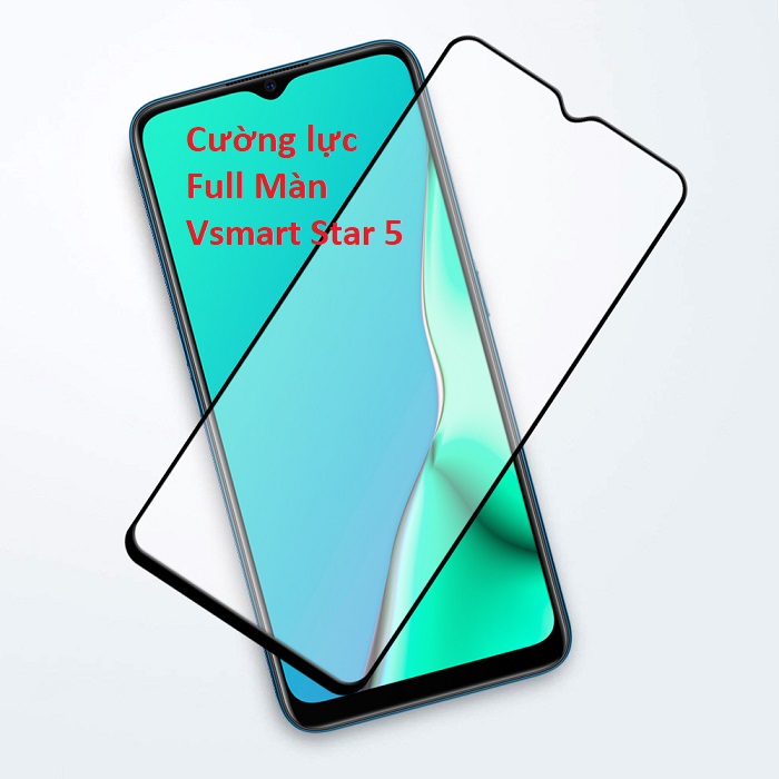 Kính cường lực Vsmart Star 5 (Full Màn, Full Keo)