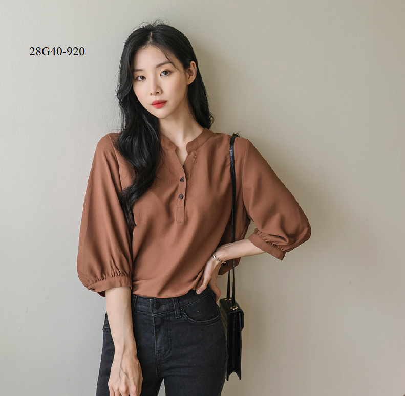 Áo sơ mi tay lỡ bồng bềnh