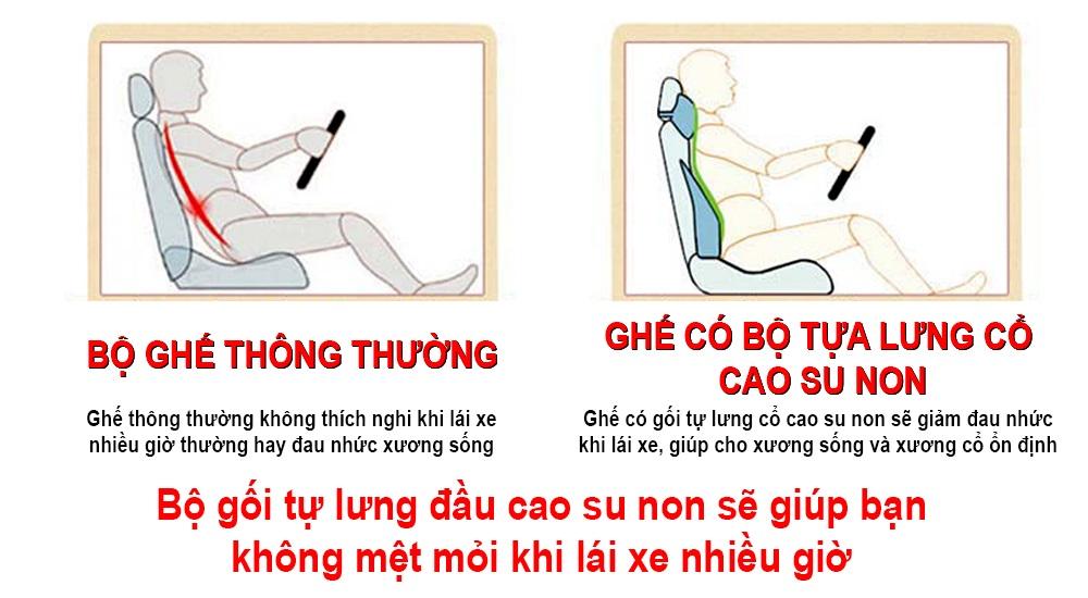Headrest pillows for cars, high-quality non-active rubber materials A09