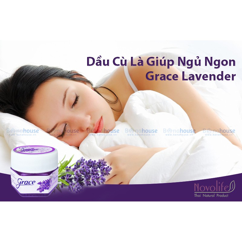 Combo 5 dầu cù là giúp ngủ ngon thái lan lavender sleep balm 20gram