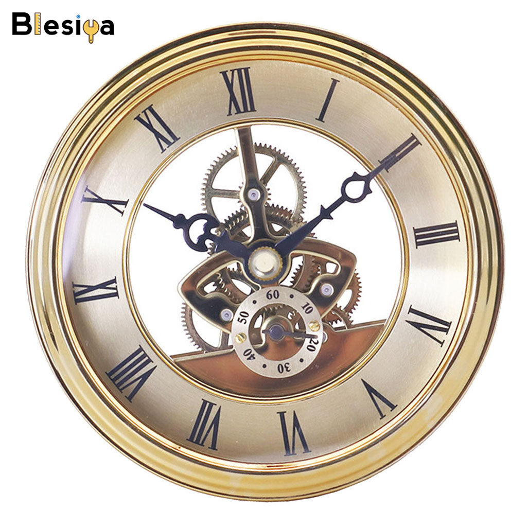 Blesiya 10pcs Perspective Clock Roman Numeral Wall Clocks