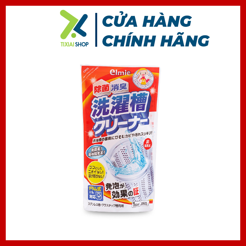 [Chính Hãng] Nước vệ sinh lồng máy giặt Elmie - 350gr (Hàng Nội Địa Nhật Bản) (ELW-992)