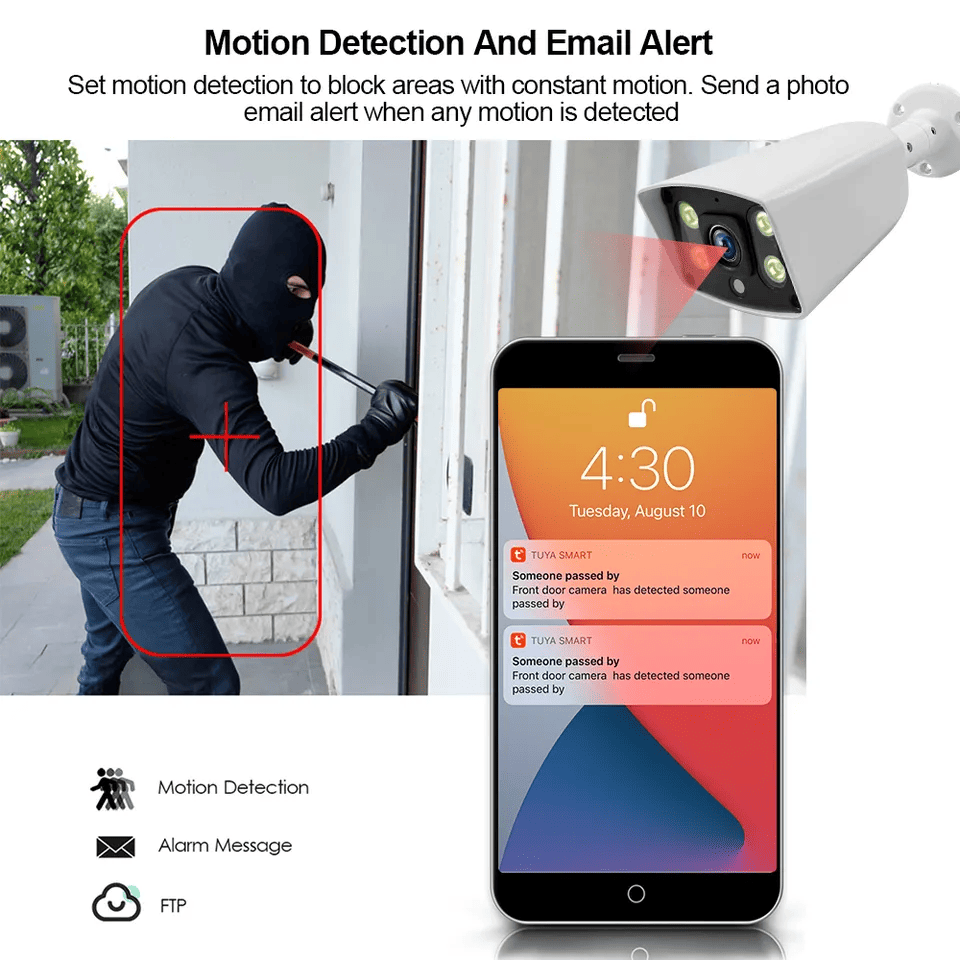 Loosafe 5MP/3MP/4K HD POE Camera Security System Network Camera IP67 Waterproof IP CCTV Camera
