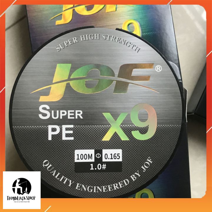 Cuộn 100m dây dù câu cá PE X9 JOF cao cấp