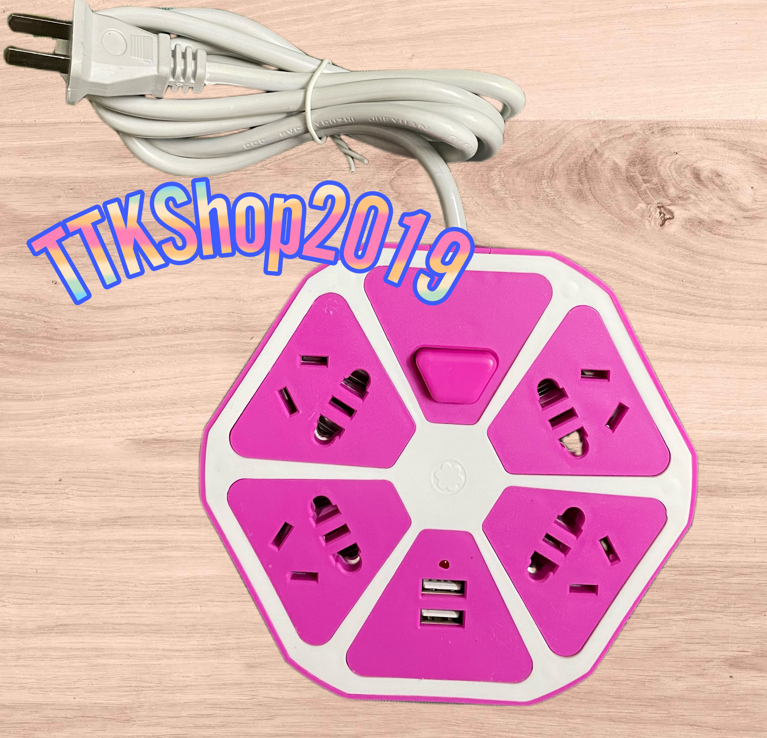 Power built-in intelligent charging port USB