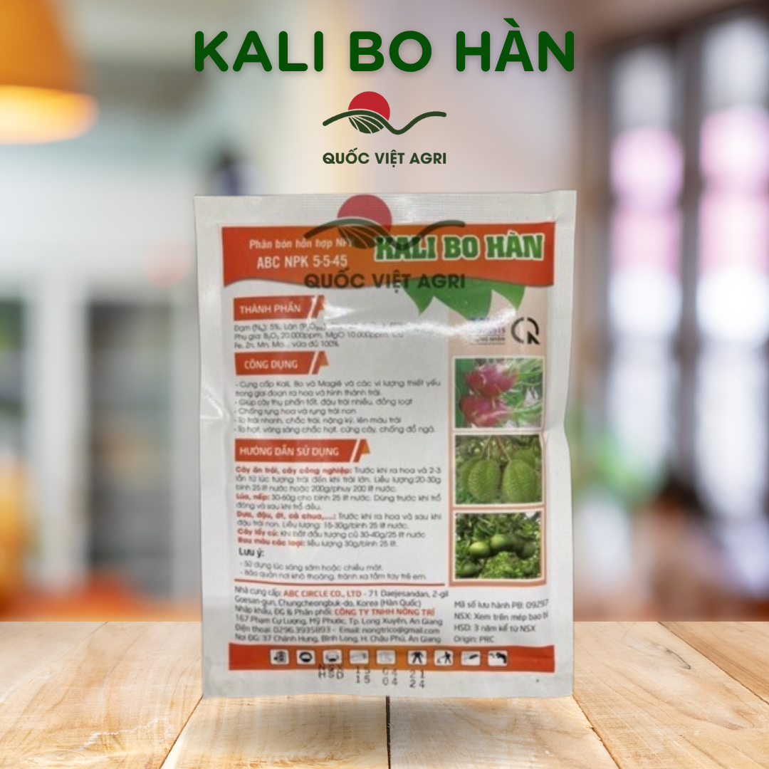 Phân Bón Lá - KALI BO HÀN - 200g