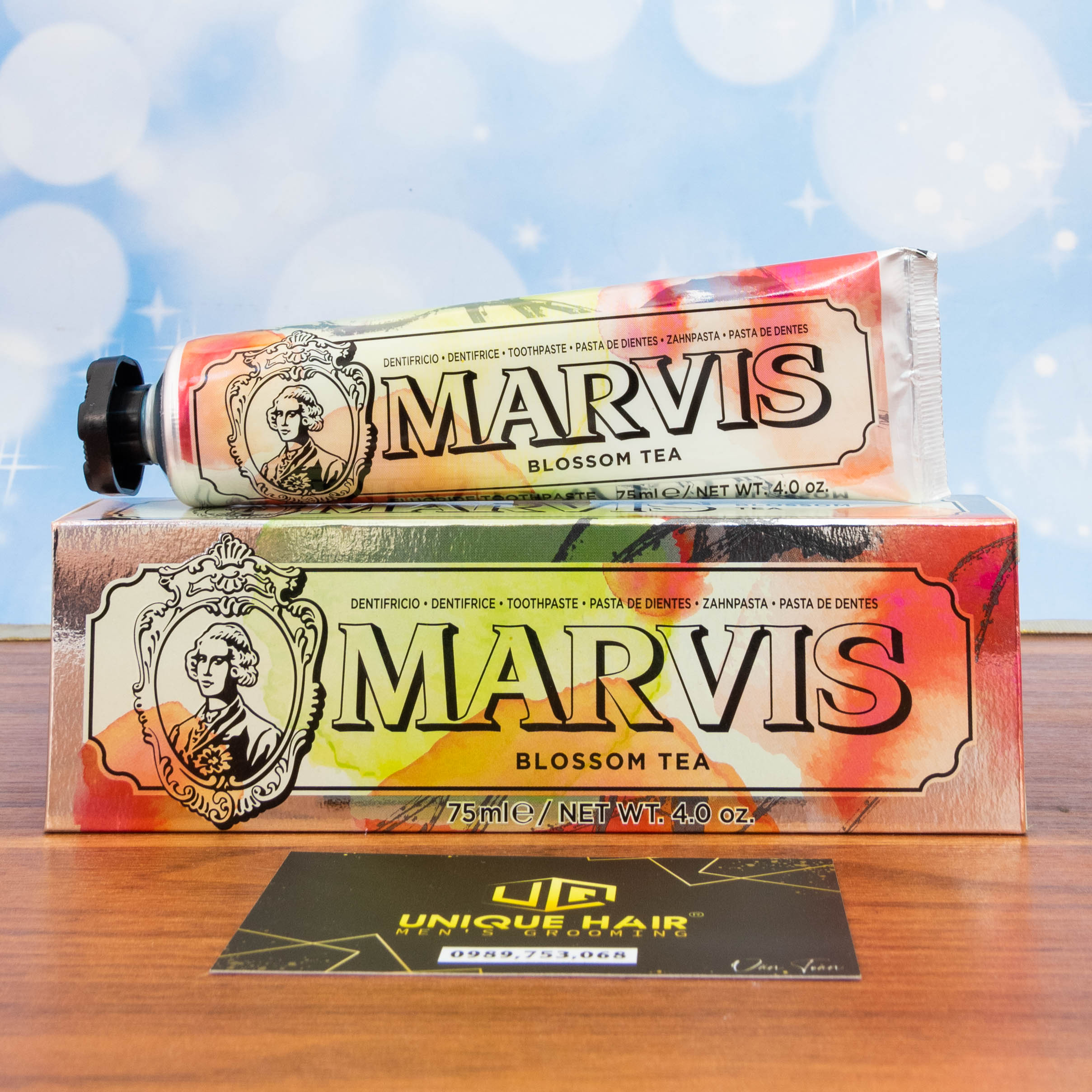 [ Chính Hãng ] Kem đánh răng Marvis Blossom Tea 75ml- new 2024