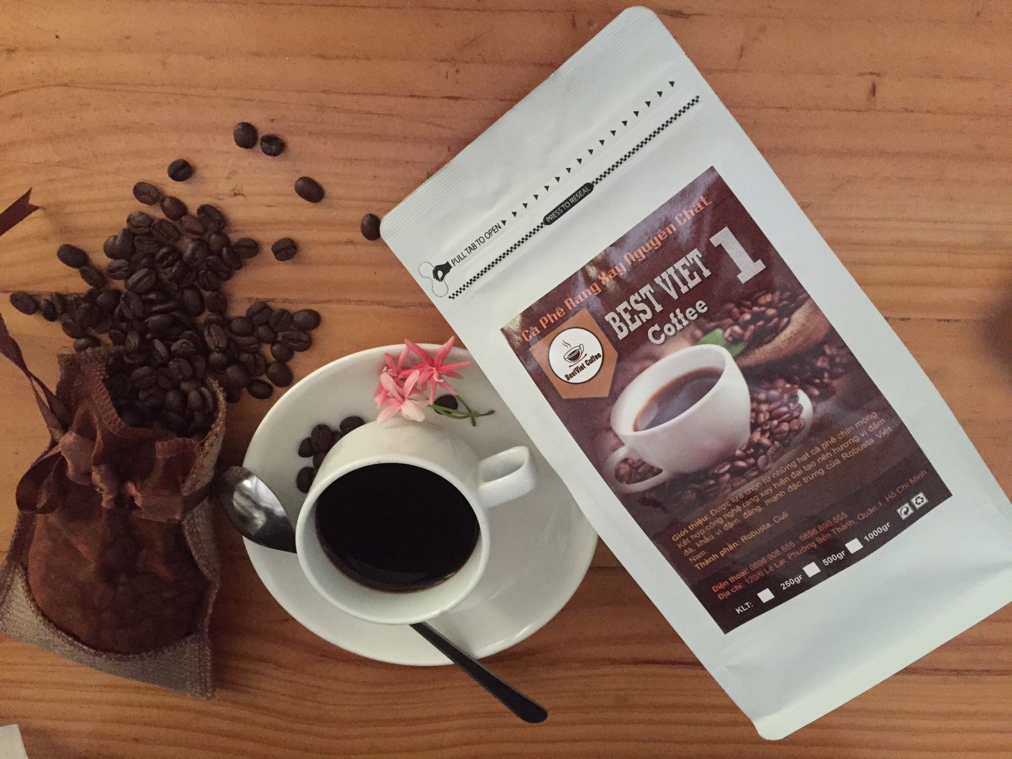 500gr Cafe rang xay nguyên chất Số 1