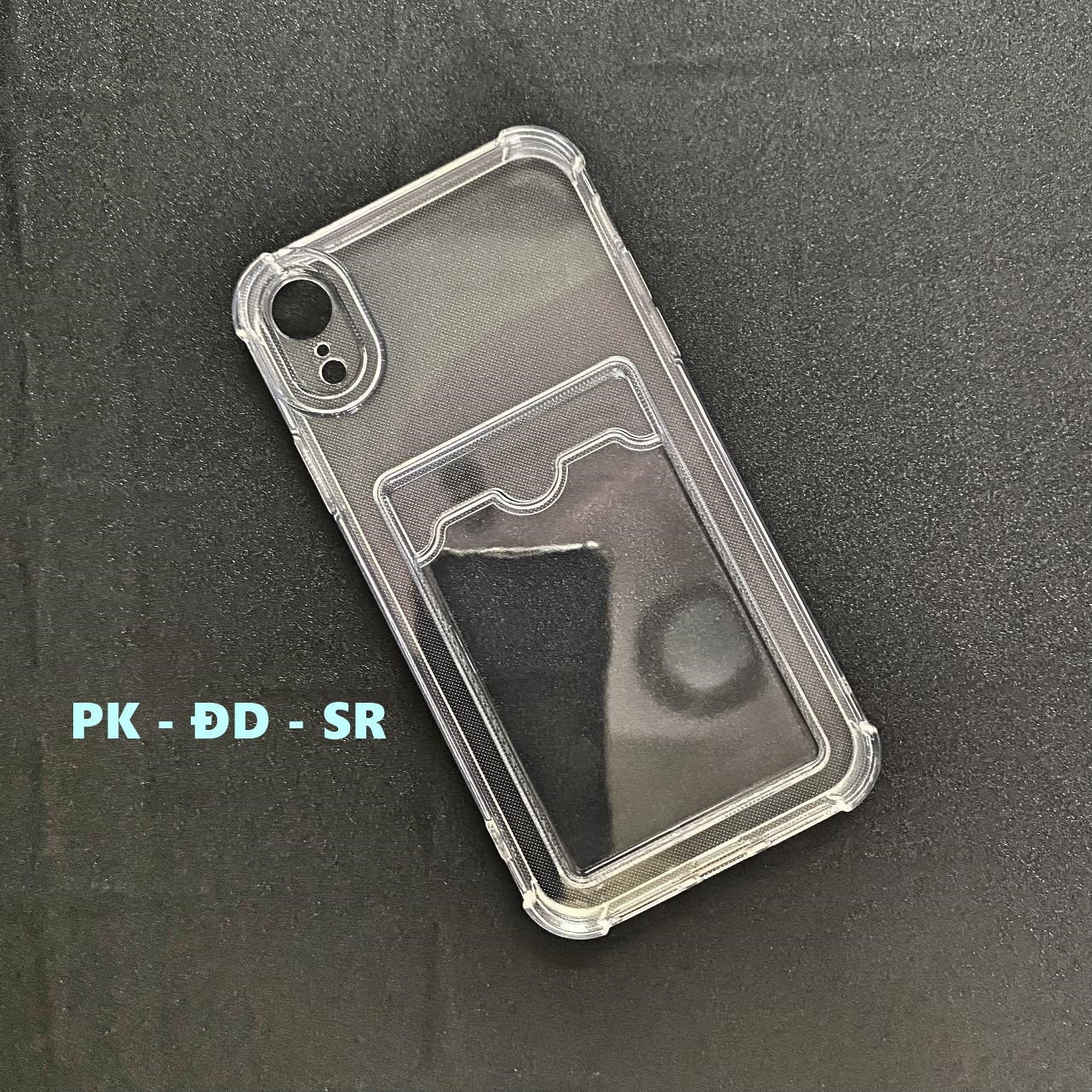 Ốp lưng iphone xr dẻo trong chống sốc đựng card