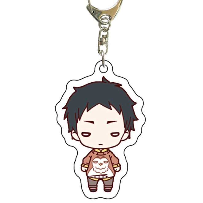 (Mica trong acrylic) Móc khóa anime chibi Haikyuu xinh xắn dễ thương