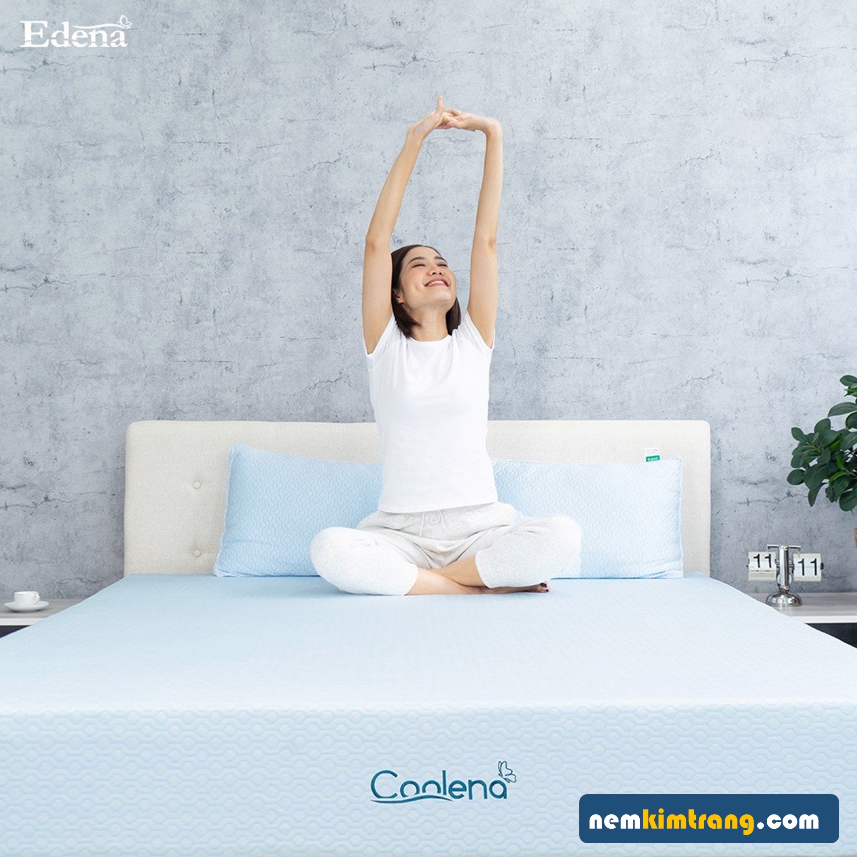 Nệm Cool Foam Edena - CHÍNH HÃNG, CAO CẤP