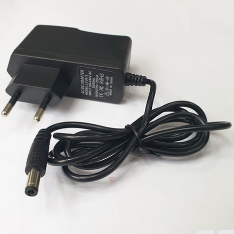 Adapter 9V-1A đầu lớn 5.5mm, hàng chất lượng.