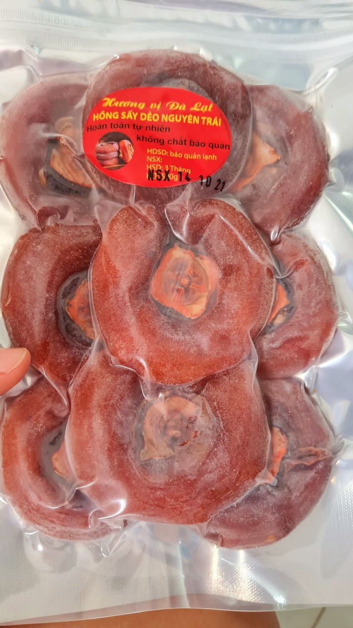500gr Hồng Sấy Dẻo Nguyên Trái