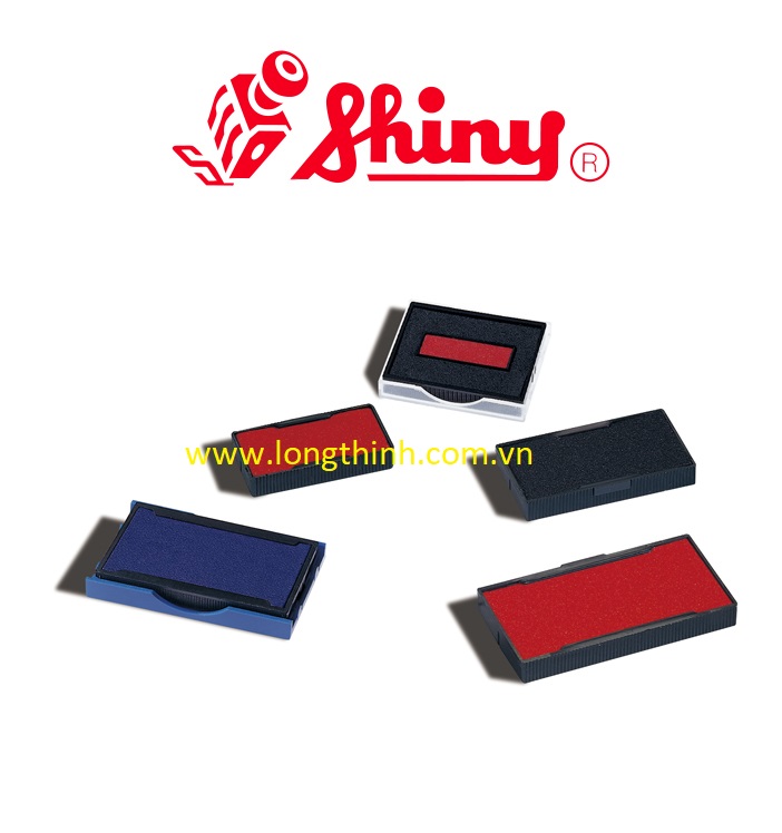 [HCM]Tampon (khay mực) Shiny S-852-7 (dấu 1/2 dòng) kích thước 14x38mm