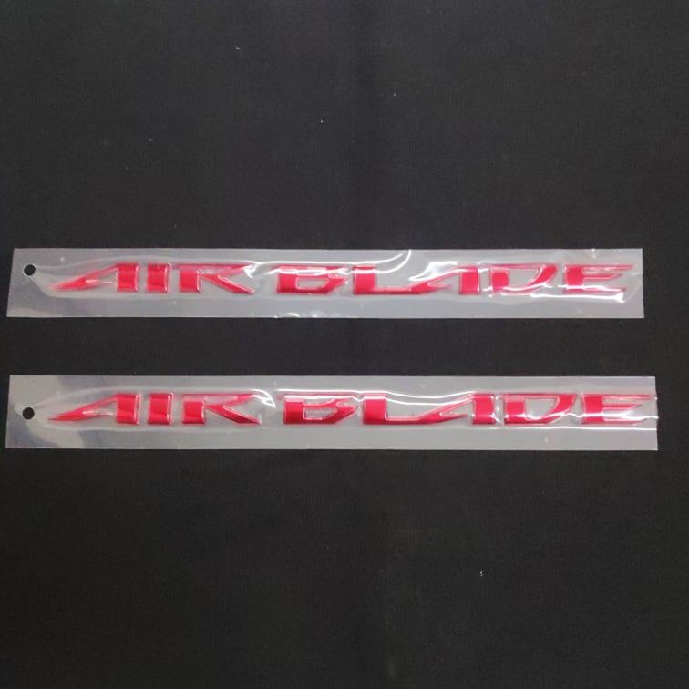 [HÀNG AIRBLADE] TEM DÁN XE AIRBLADE NỔI ZIN THEO XE CAO CẤP (MÀU ĐỎ)