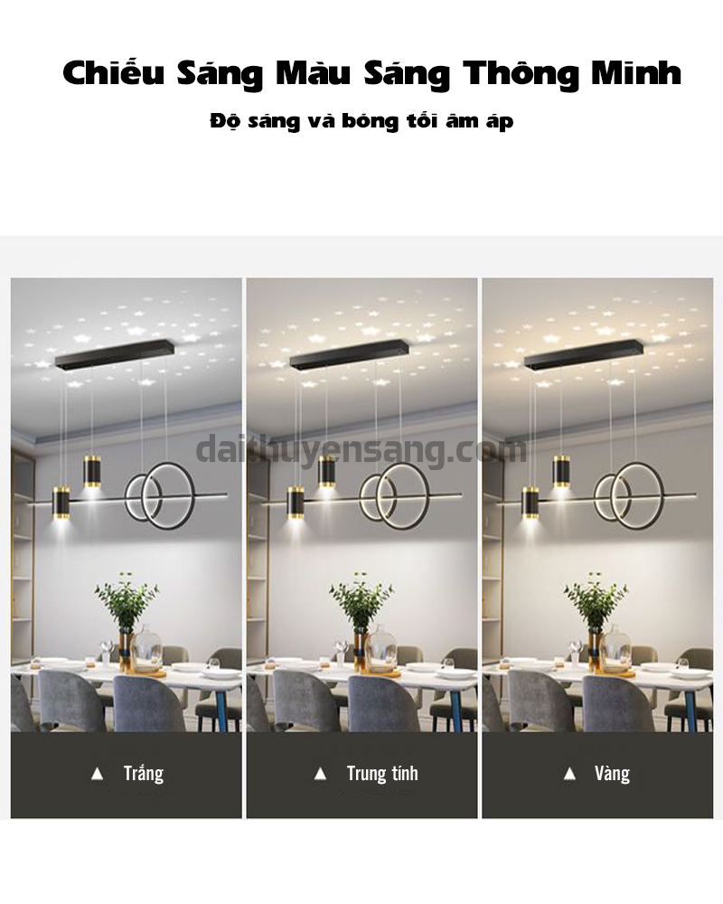 Đèn Led thả trần trang trí cao cấp 3 chế độ T1193