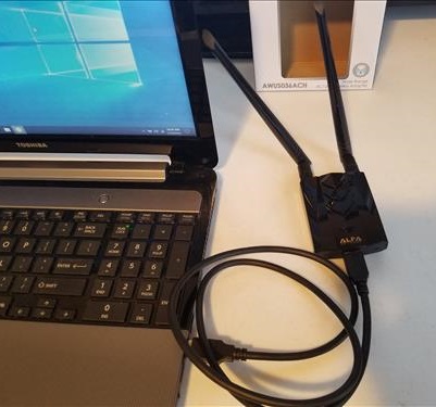 ALFA AWUS036AC RT8812AU BT5 Kali Linux MAC Win10 Thu wifi