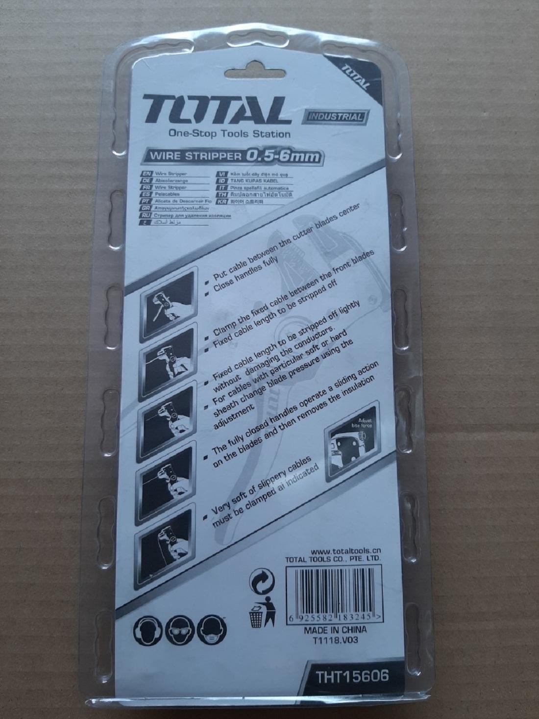 7  KỀM TUỐT DÂY ĐIỆN MỎ QUẠ TOTAL THT15606