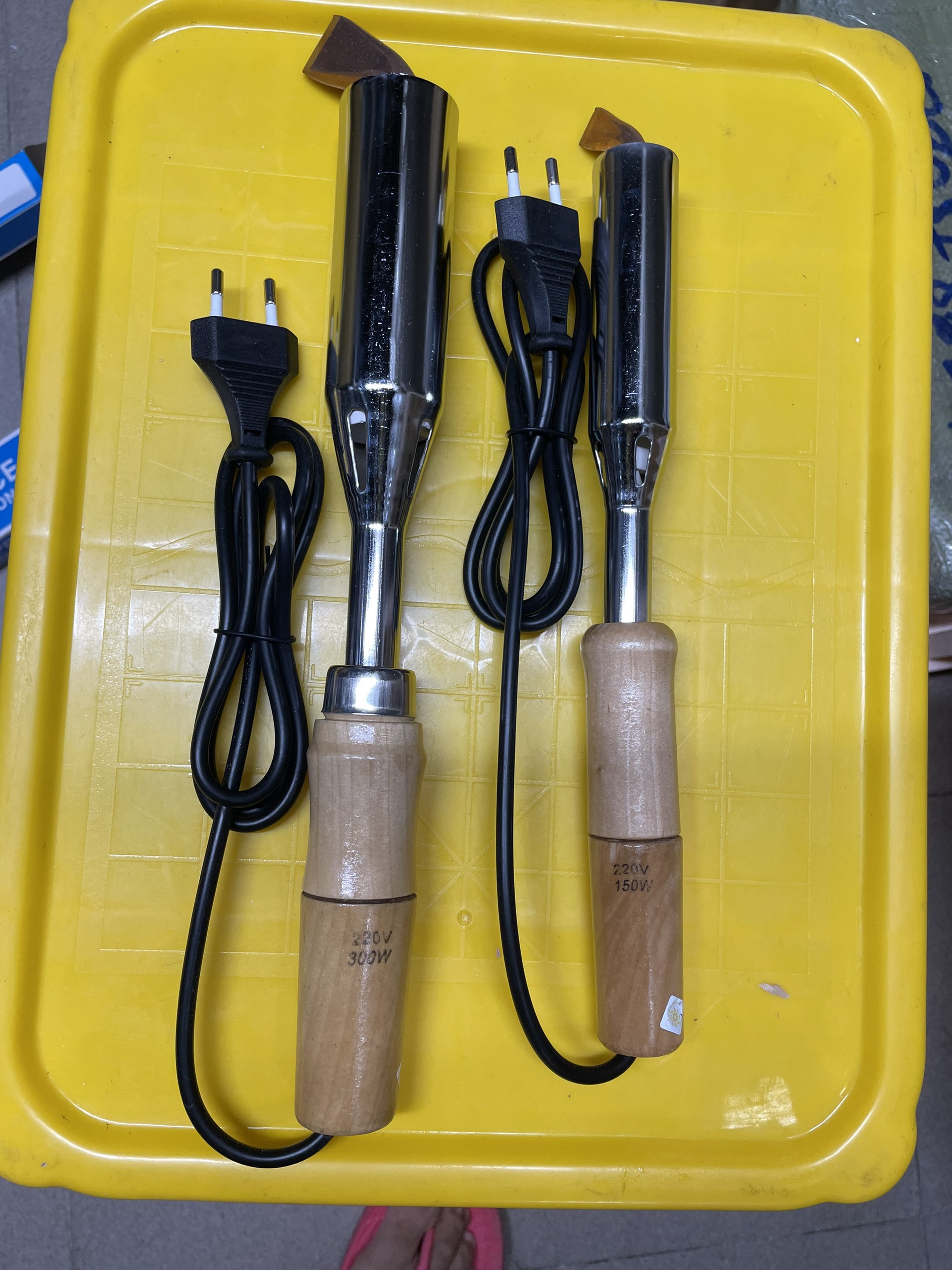 Mỏ Hàn Thiếc - Mỏ Hàn Chì Cán Gỗ 150W&300W Hàn Mối Hàn Lớn