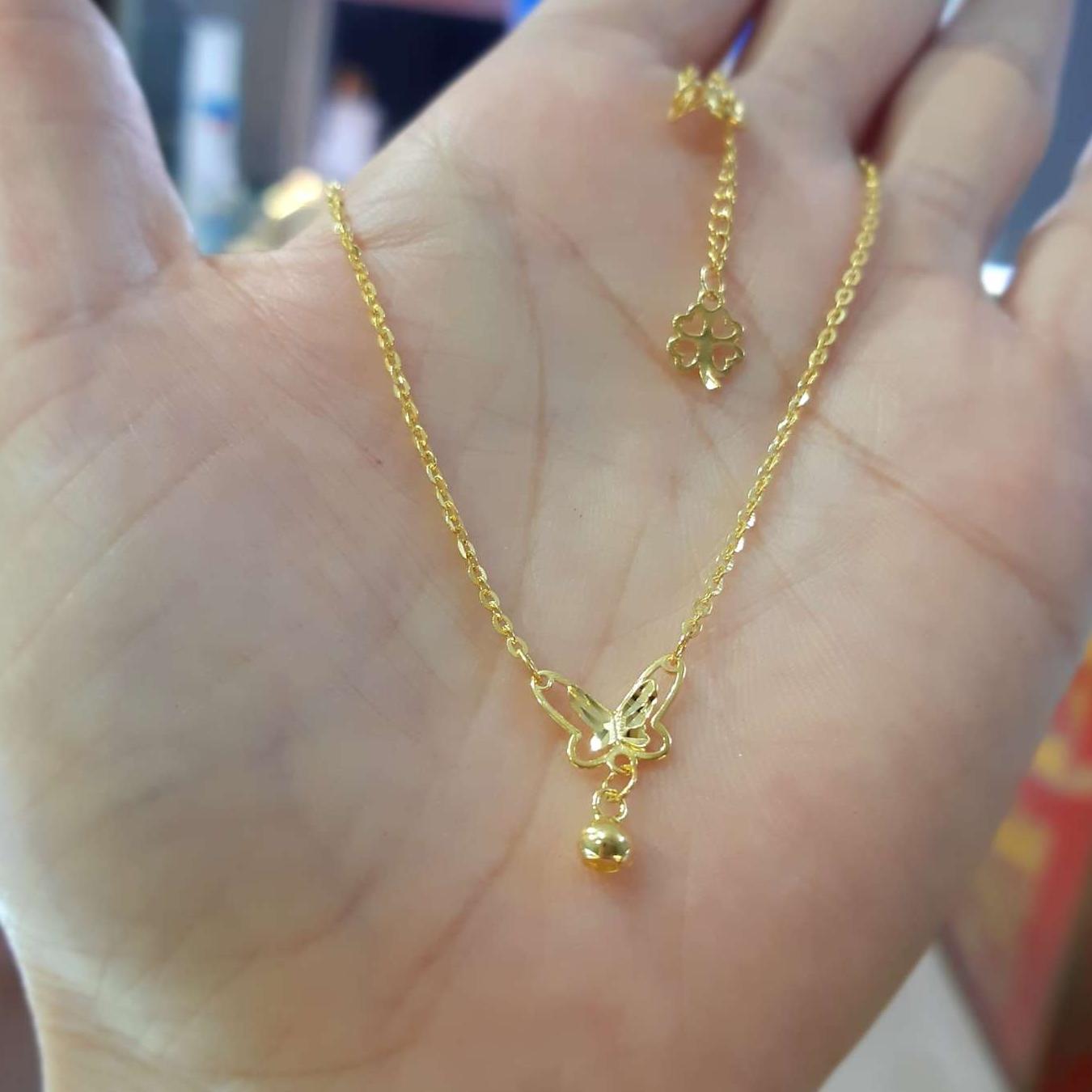 Lắc chân vàng tây xinh xắn