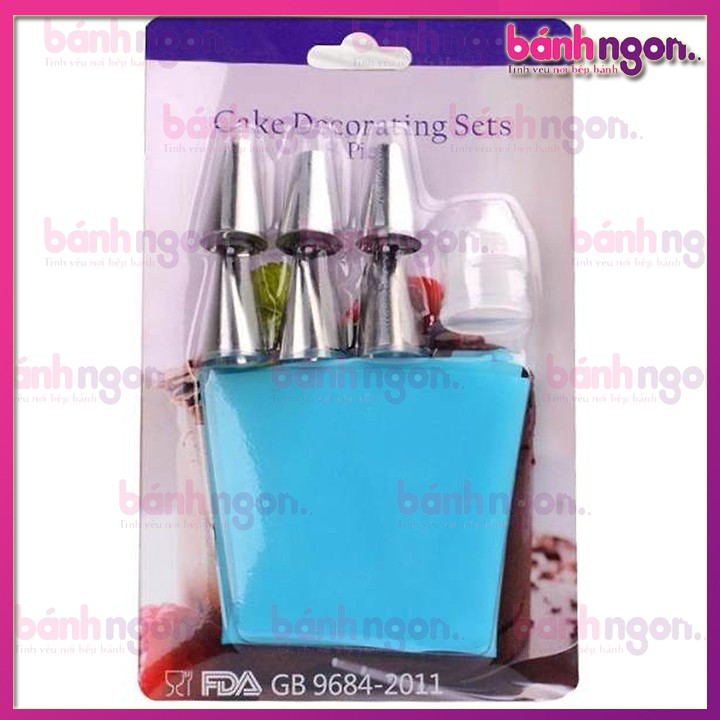 Bộ 6 Đui Kèm Túi Bóp Silicon (Có Chốt Giữ Đui)
