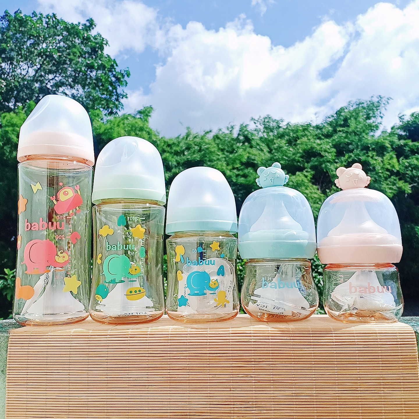 Bình Sữa PPSU Babuu Nhật Bản - tặng kèm 1 núm ty
