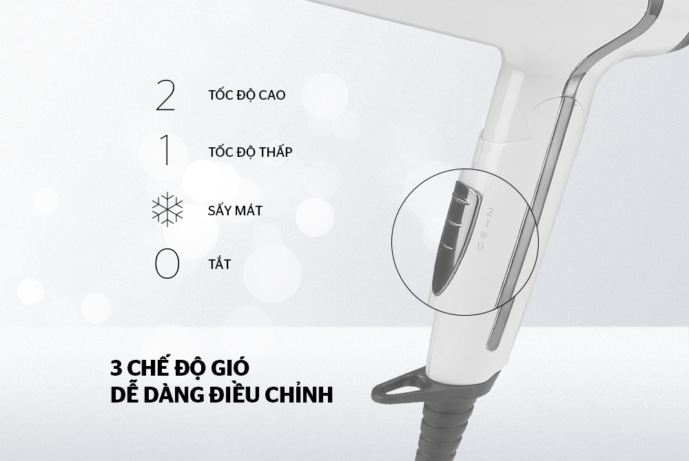 Máy sấy tóc nóng,lạnh Sunhouse SHD2308W