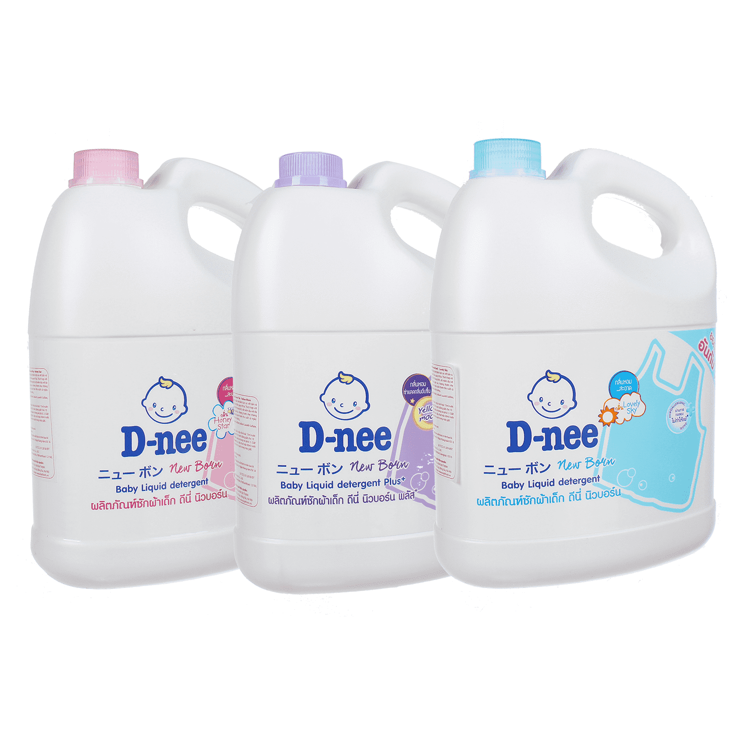 (1 thùng) Nước giặt quần áo em bé Dnee 3000ml
