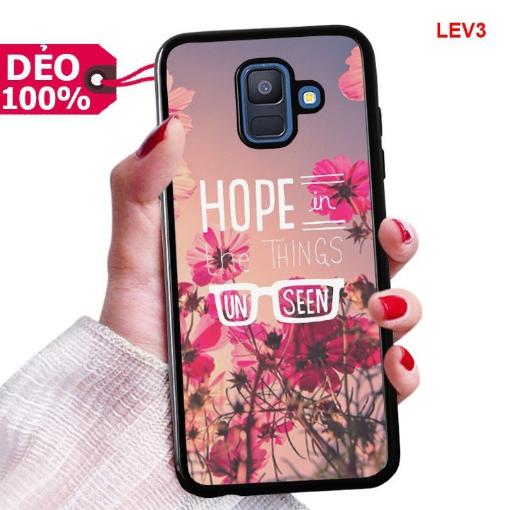 [HCM]Ốp Lựa Nhựa SAM SUNG A6 2018 TPU Dẻo In Quote Độc Đáo