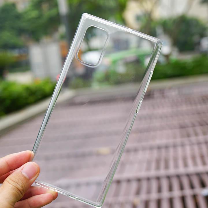Ốp  Galaxy Note 10 Plus slicone trong suốt theo máy