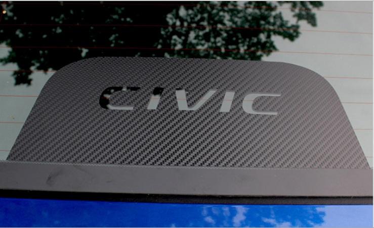 [HCM]Decal trang trí đèn phanh kính sau xe ô tô Civic