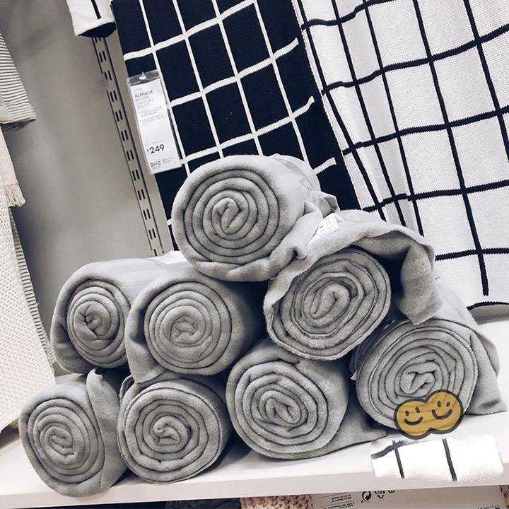 Chăn (mền) Ngủ Ikea Cao Cấp Mềm Mịn, Siêu Nhẹ