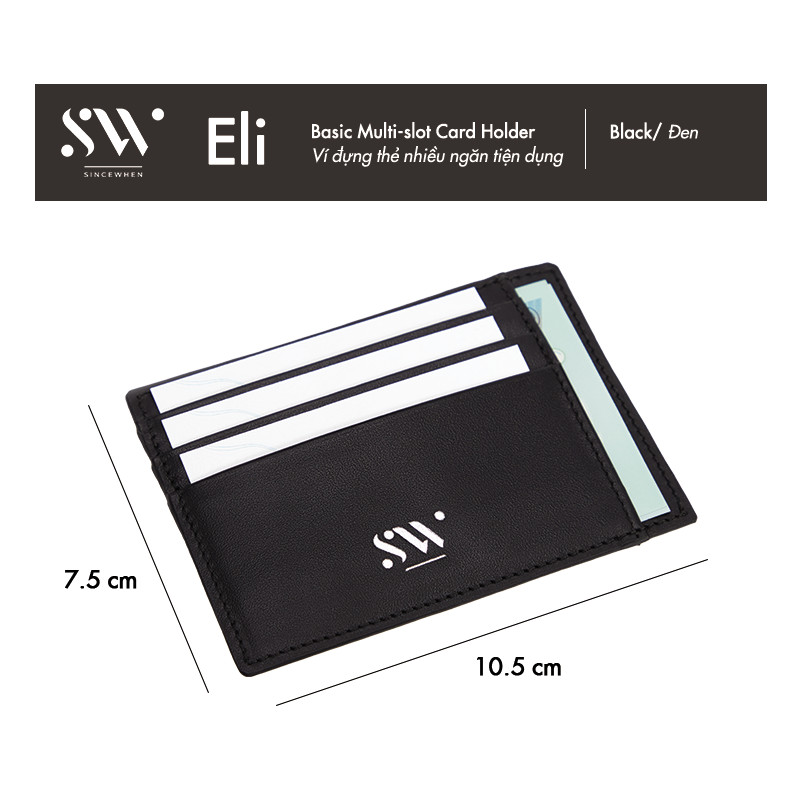 Ví đựng thẻ Sincewhen ELI nhiều ngăn tiện dụng (Basic Multi-slot Card Holder)